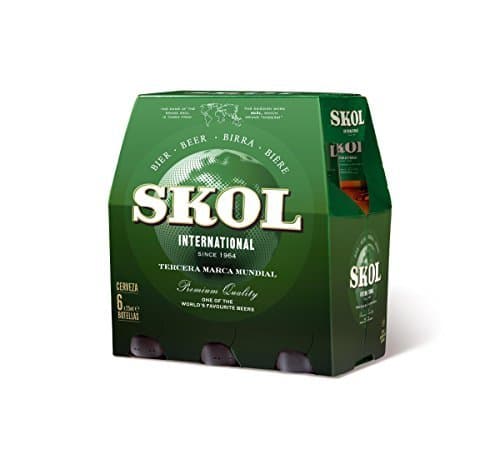 Producto Skol Cerveza, 4.6º - Pack de 6 x 250 ml, Total