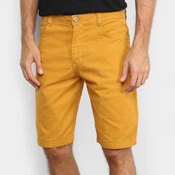 Producto Bermuda Sarja Black River Street Masculina Amarelo

