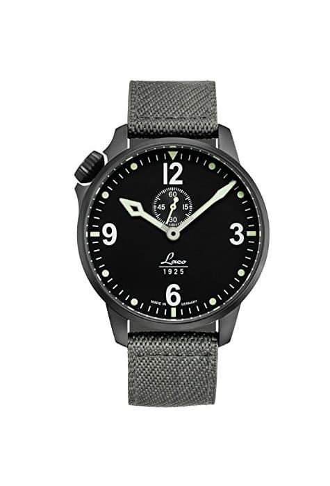 Product Laco/1925 De Hombre cockpitwatch japonés automático Acero Inoxidable y Nailon Casual Reloj, Color: