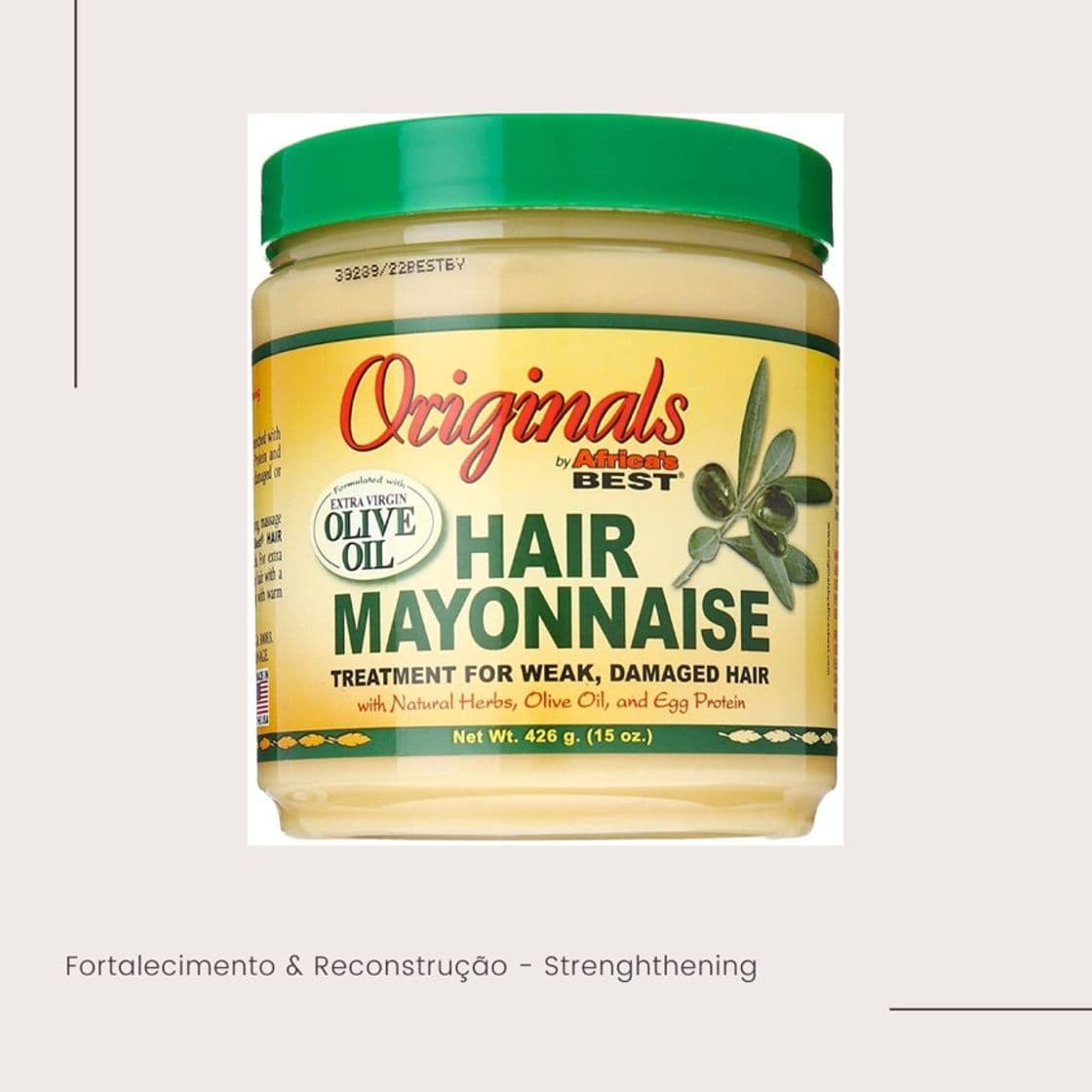 Product Hair Mayonnaise