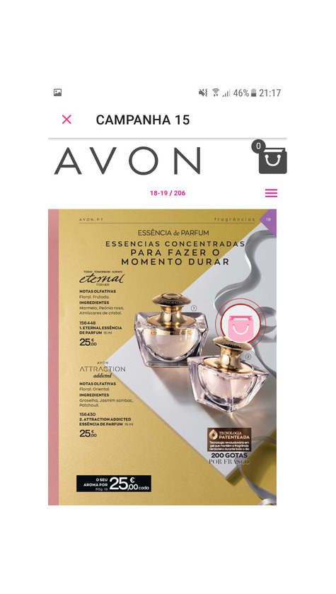 Producto Fragrâncias  avon 