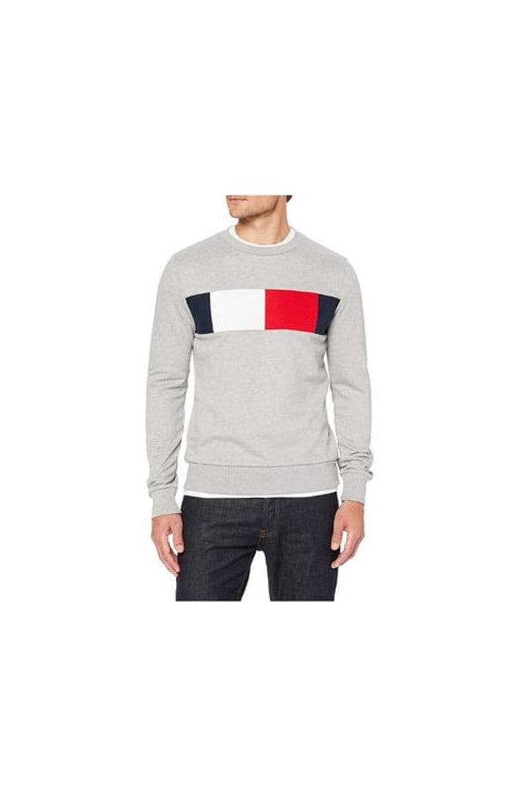 Producto BLUSA MOLETOM TOMMY HILFIGER FLAG CHEST LOGO SWEATSHIRT

