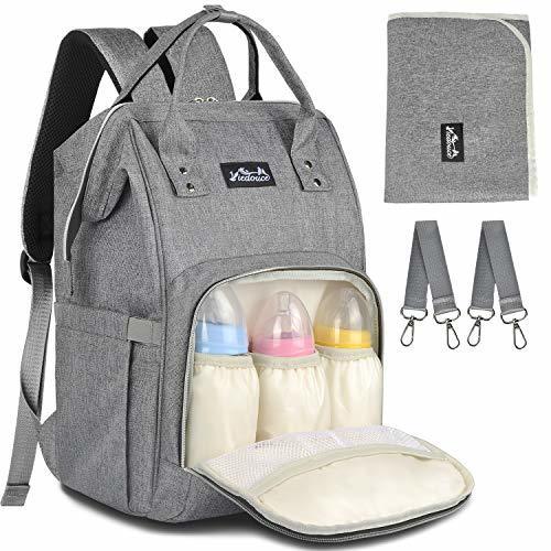 Product Viedouce Mochilas para Pañales Biberones,Bolso del Bebé Mamá,Impermeable con Estilo Oxford Bolso