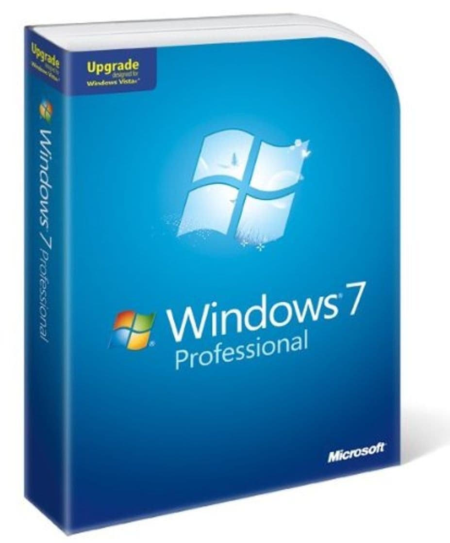 Product Microsoft Windows 7 Professional, Upgrade Edition for XP or Vista users