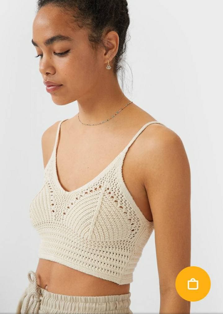 Producto Bralette Crochê Stradivarius