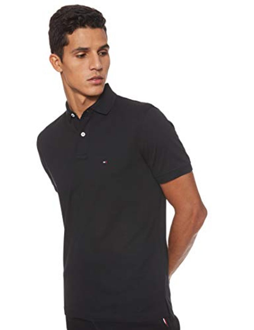 Moda Tommy Hilfiger Core Tommy Regular Polo, Schwarz