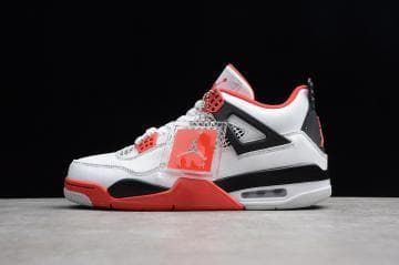 Fashion Air Jordan 4 Retro Fire Red '2012 Release'- 308497-110