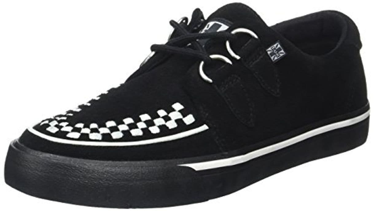 Fashion T.U.K. VLK D Ring Creep Sneak Blk SDE Wht INT, Zapatillas Bajas