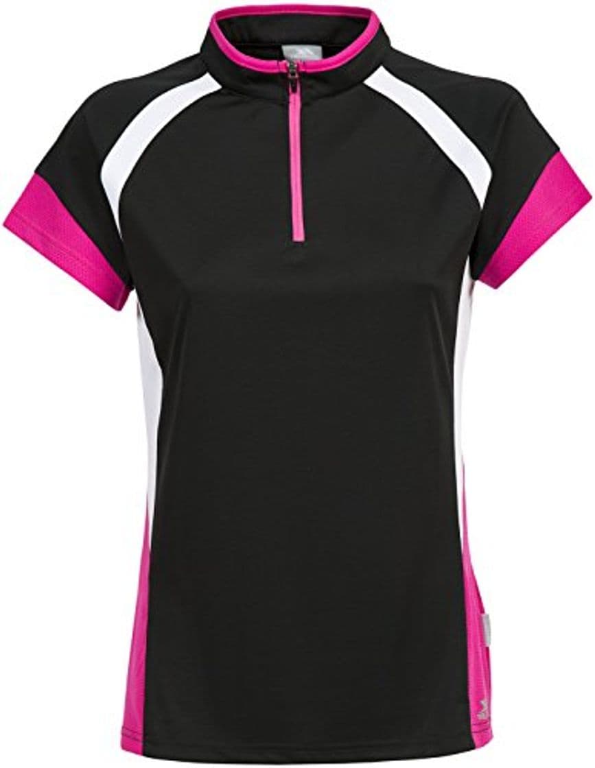 Fashion Trespass Harpa Cycling Top, Mujer, Negro