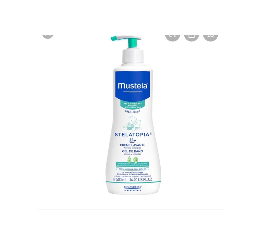 Product Gel de banho Mustela Stelatopia 