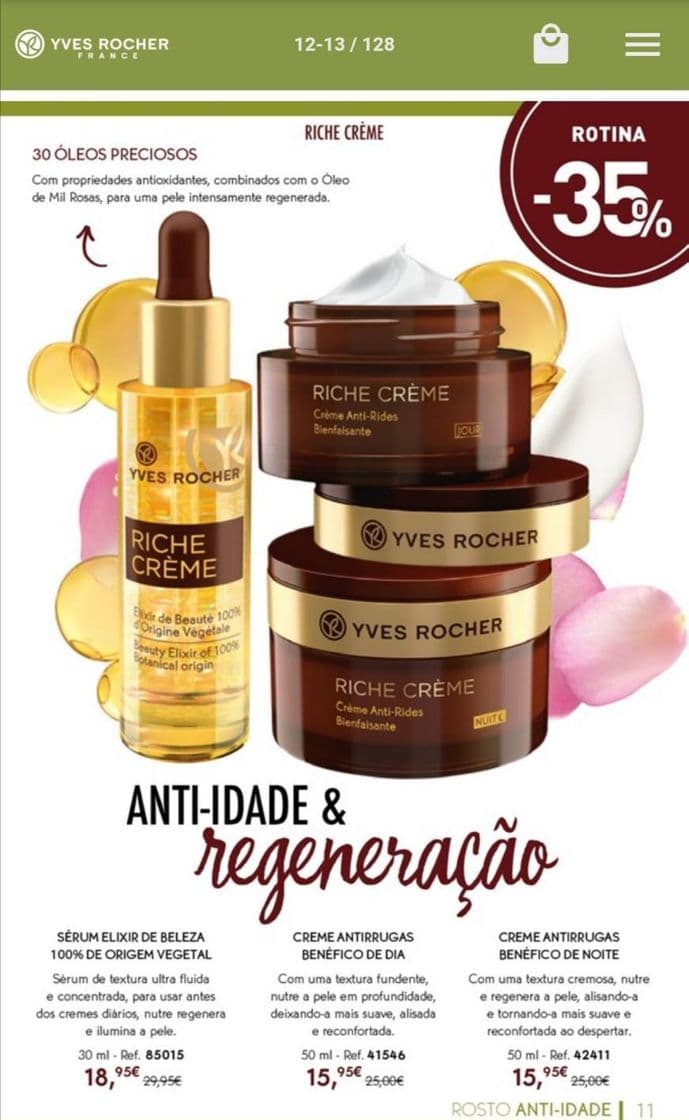 Product Catálogo Yves Rocher anti