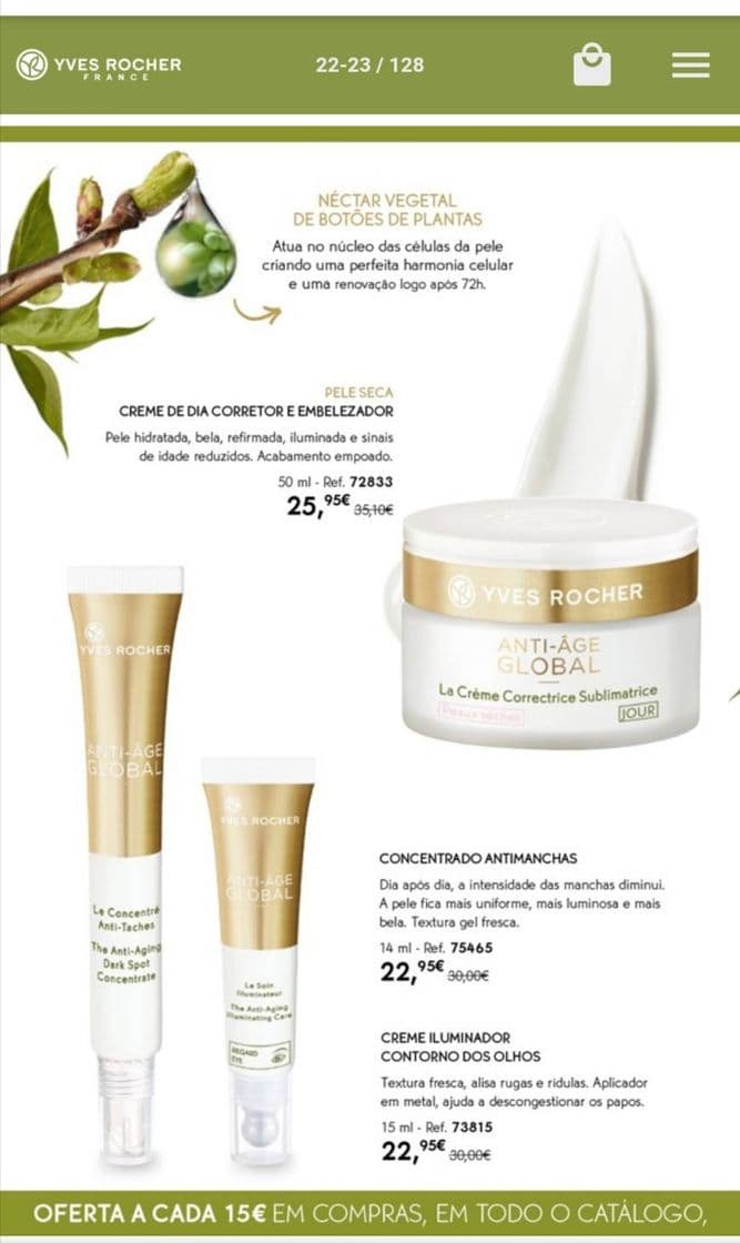 Producto Catálogo Yves Rocher