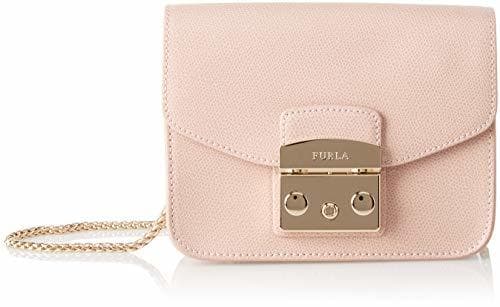 Moda Furla - Metropolis Mini Crossbody, Bolsos bandolera Mujer, Rosa