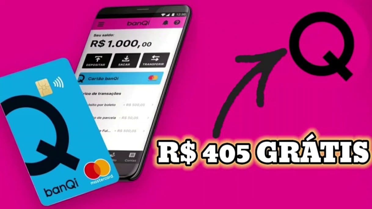 Moda Ganhei R$ 405 grátis no app BanQi - YouTube