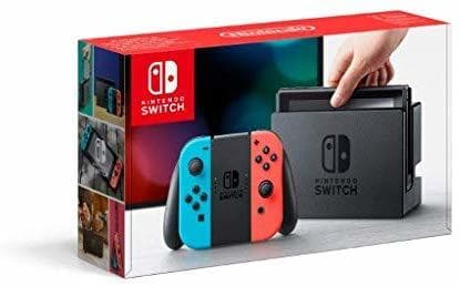 Electrónica Nintendo Switch - Consola color Azul Neón/Rojo Neón