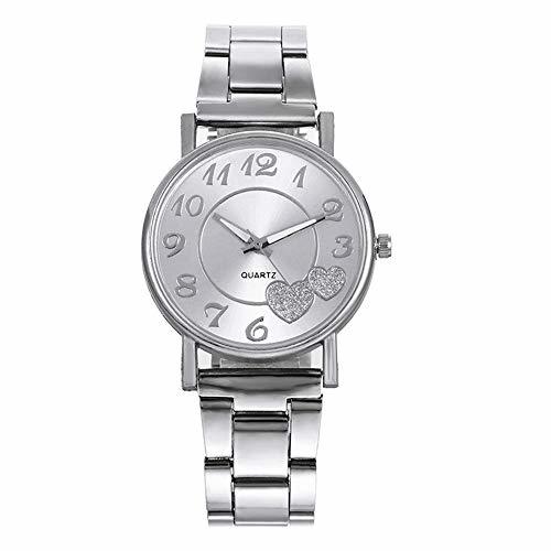 Fashion Watch Relojes Moda Mujer Diamante Amor corazón dial Reloj de Cuarzo Mujer