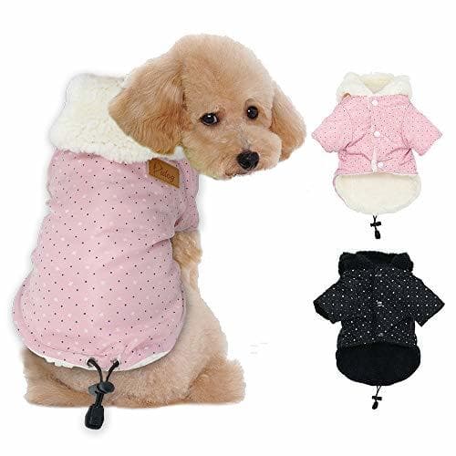 Place Tineer Pet Puppy Little Star Coat, Perro de Mascota Cálido Invierno Ropa