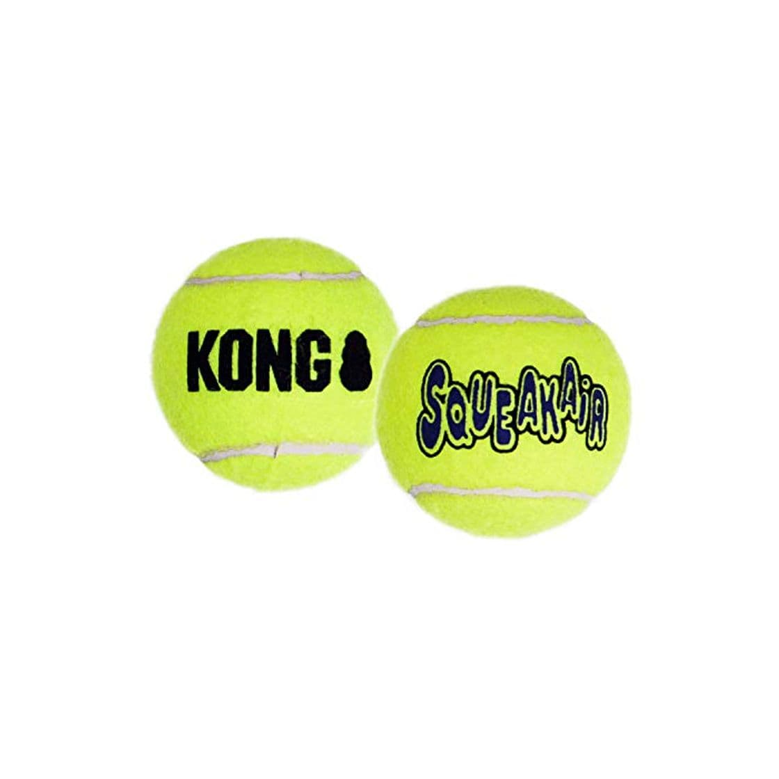 Producto KONG - Squeakair Balls - Pelotas de tenis sonoras que respetan sus