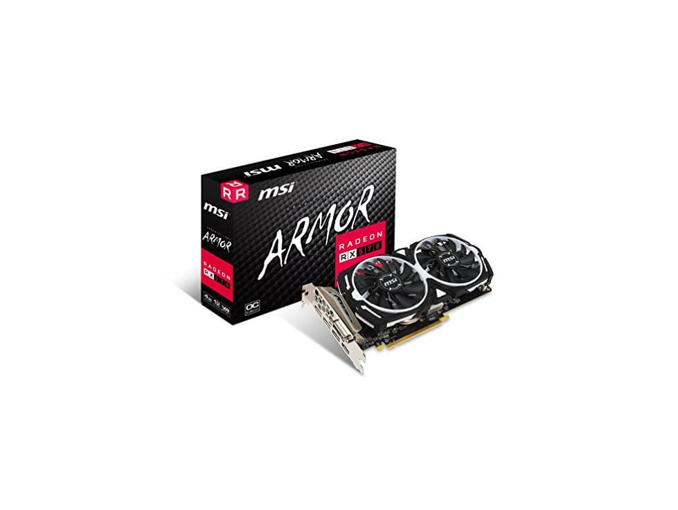 Electrónica MSI Radeon RX 570 Armor 4G OC - Tarjeta Gráfica