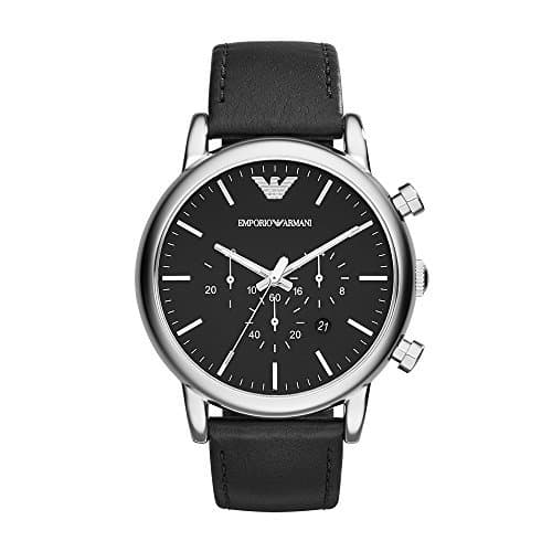 Fashion Emporio Armani Reloj para Hombre de con Correa en Cuero AR1828