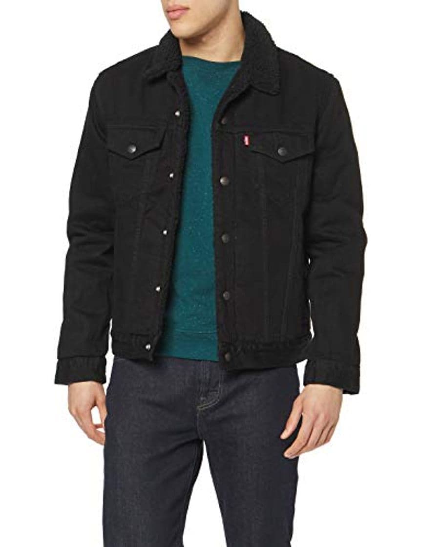 Fashion Levi's Type 3 Chaqueta Vaquera, Negro