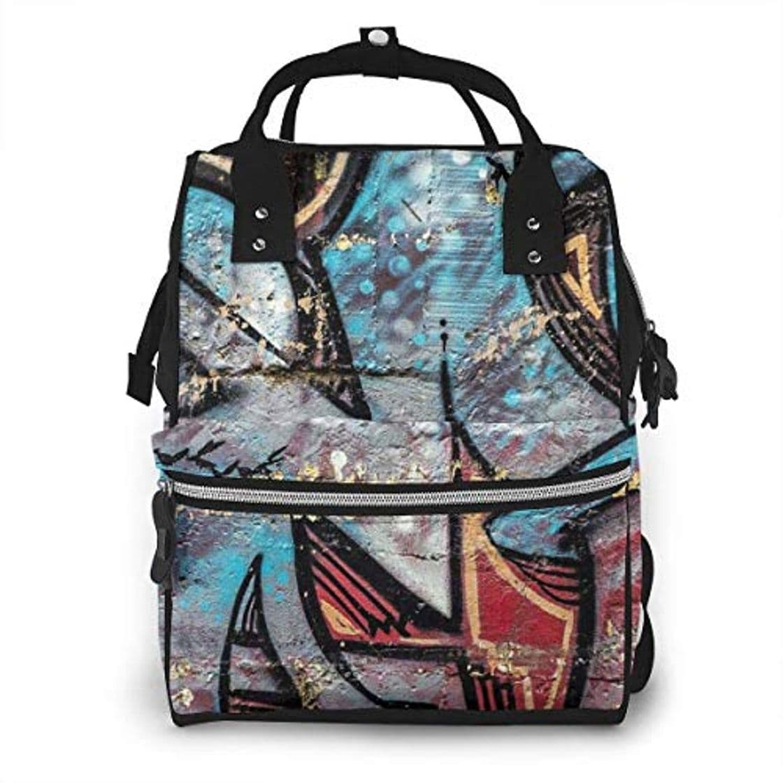 Product JUKIL Mochila de pañales Street Artisc Graffiti Waterproof Mummy Backpack Cost Efficient