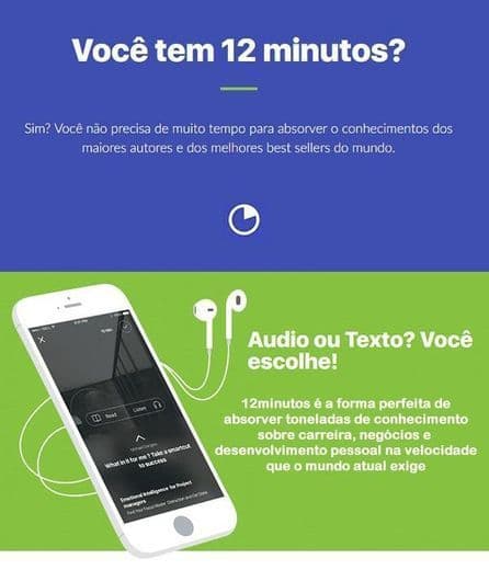 App 12 minutos - resumo de livros