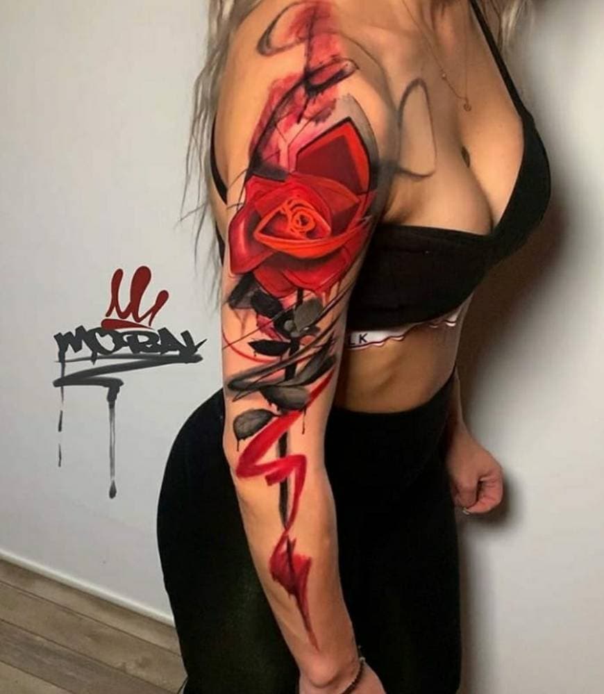 Moda Rose tattoo