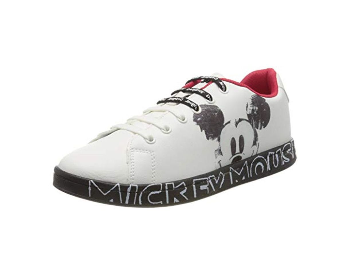 Producto Desigual Cosmic Mickey Mouse Sn, Zapatillas para Mujer, Blanco