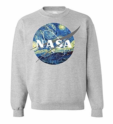 Lugar KRISSY NASA Van Gogh Unisex Sweatshirt Sweater Capucha Sudadera Medium