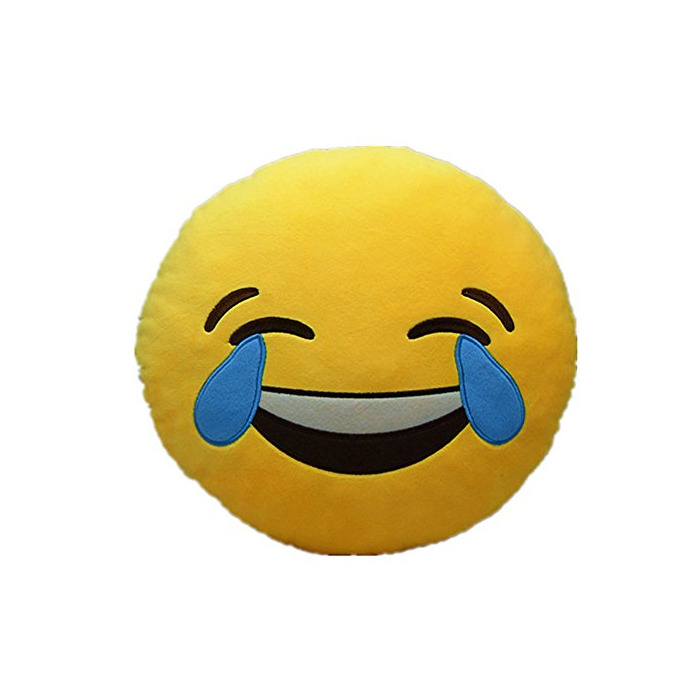 Producto LI&HI Emoji Emoticon almohada Riendo cojín Cojines almohada Presidente Cojín Cojín redondo(Cry)