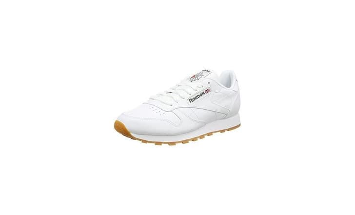 Fashion Reebok Classic Leather - Zapatillas de cuero para hombre, color blanco