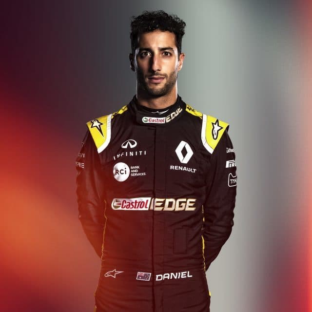 Moda Daniel Ricciardo 