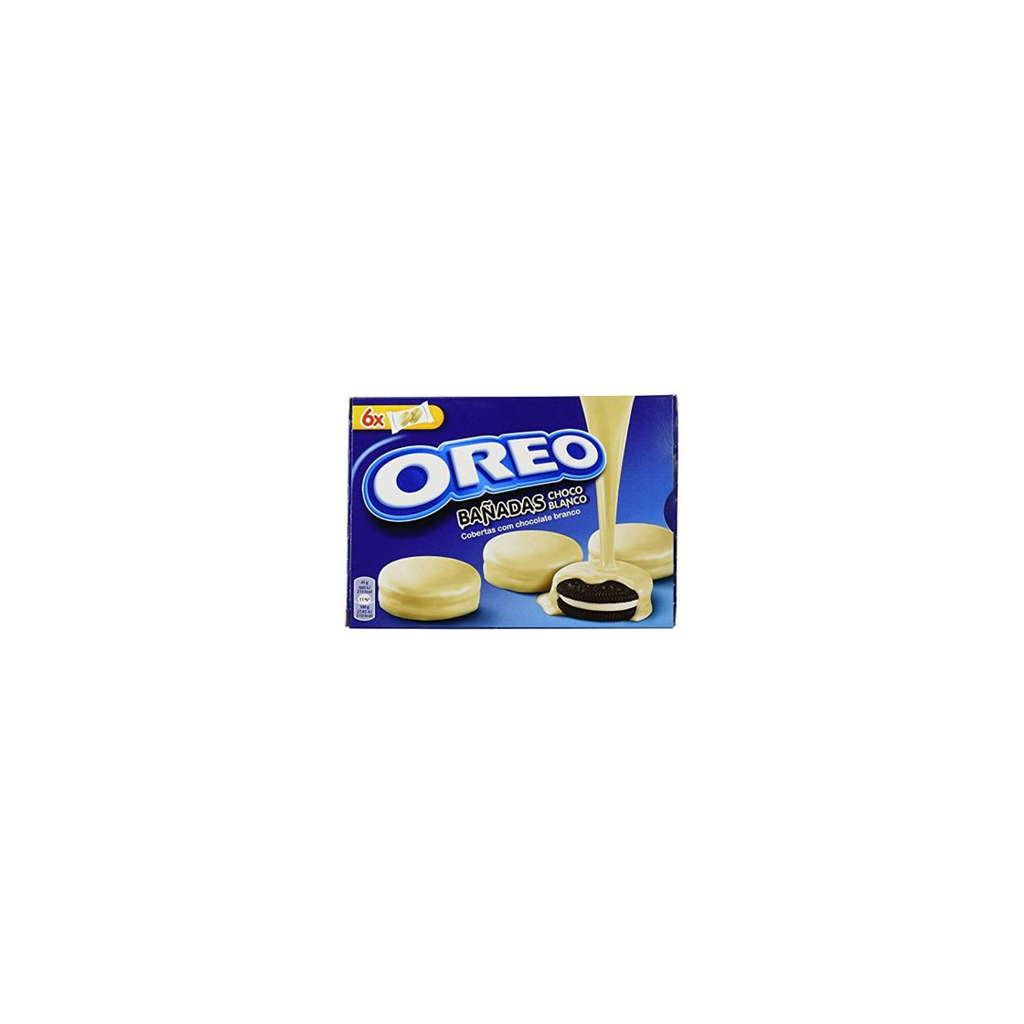 Producto Oreo Bañadas Galletas Cubiertos de Chocolate Blanco