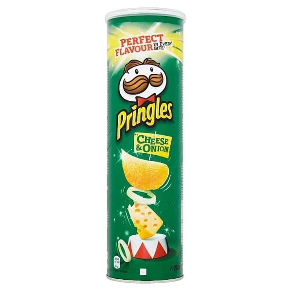 Moda Pringles cheese e onion 