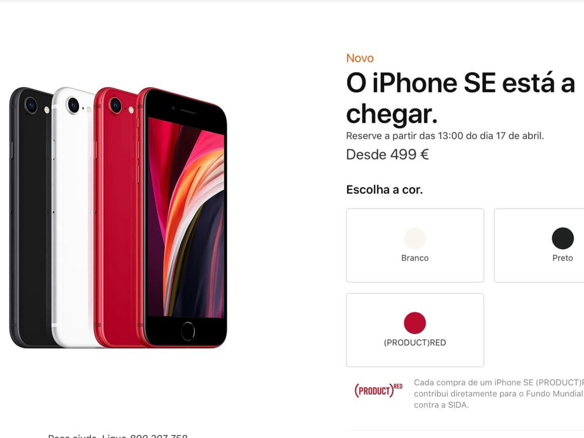 Product O novo iPhone se chegou hoje....