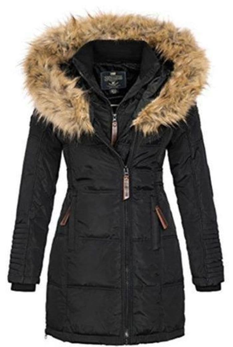 Product Geographical Norway Mujer Chaqueta de Invierno Parka Belissima Pelaje de XL Capucha