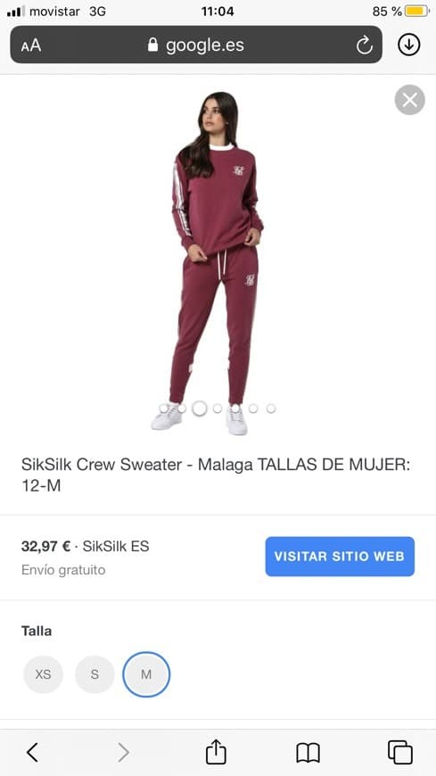 Product SikSilk Crew Sweater Mujer