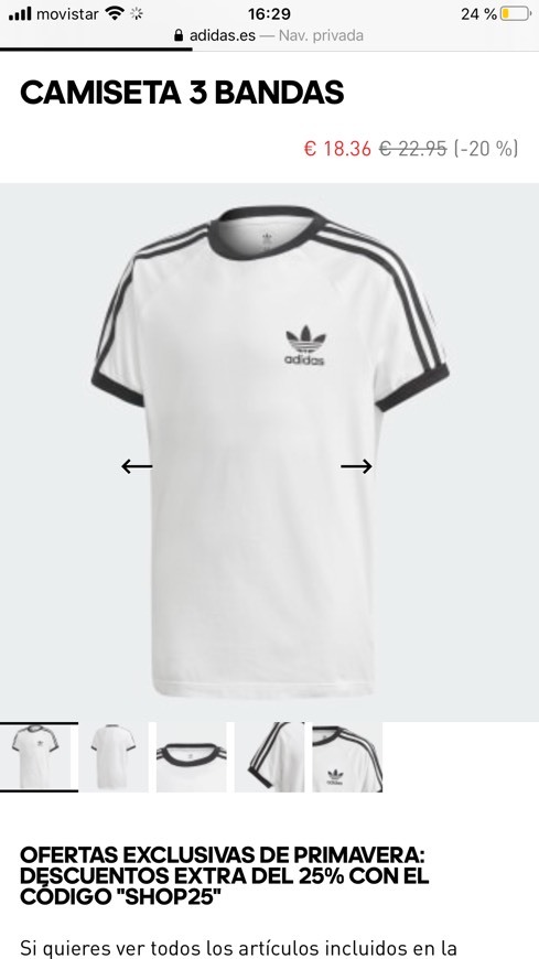 Product Oferta camiseta Adidas oficial