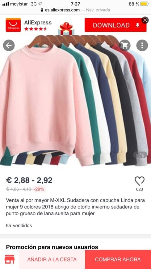 Producto SUDADERAS A 2€!!!😍😍