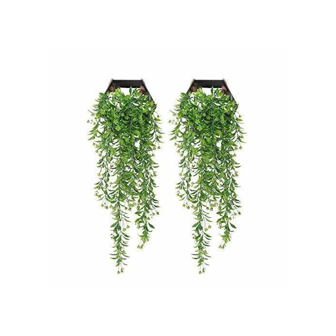 Producto YGSAT 2 PCS Hiedra Hojas Vid Artificial Guirnalda Plantas Decoración Verde de