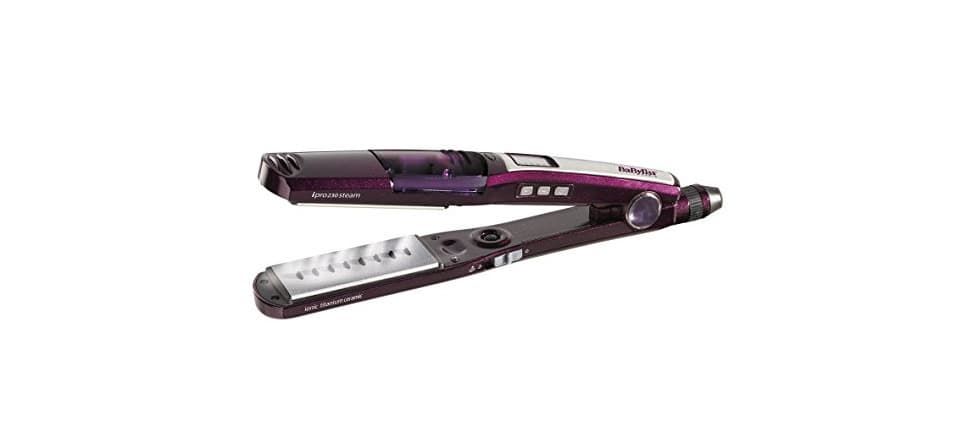 Belleza BaByliss iPro 230 Steam - Plancha de vapor profesional con revestimiento de