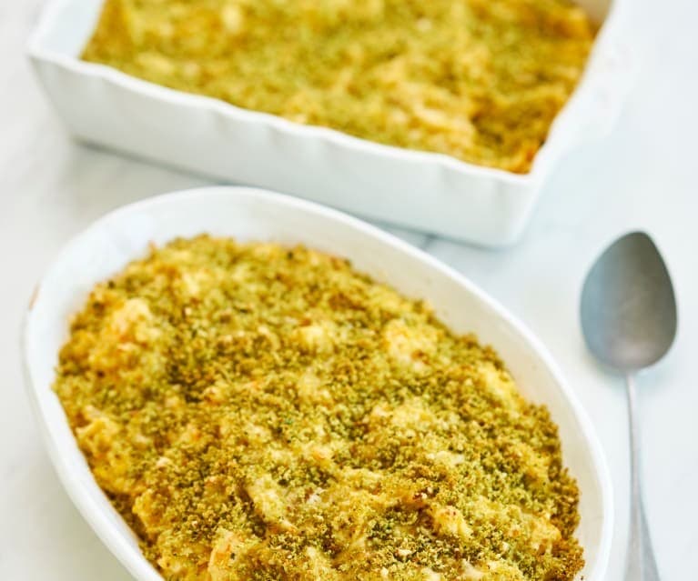 Fashion Bacalhau gratinado com camarão