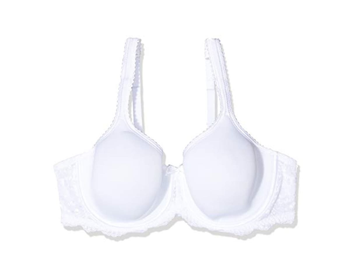 Moda Playtex Flower Elegance Spacer Sujetador con aros, Blanco