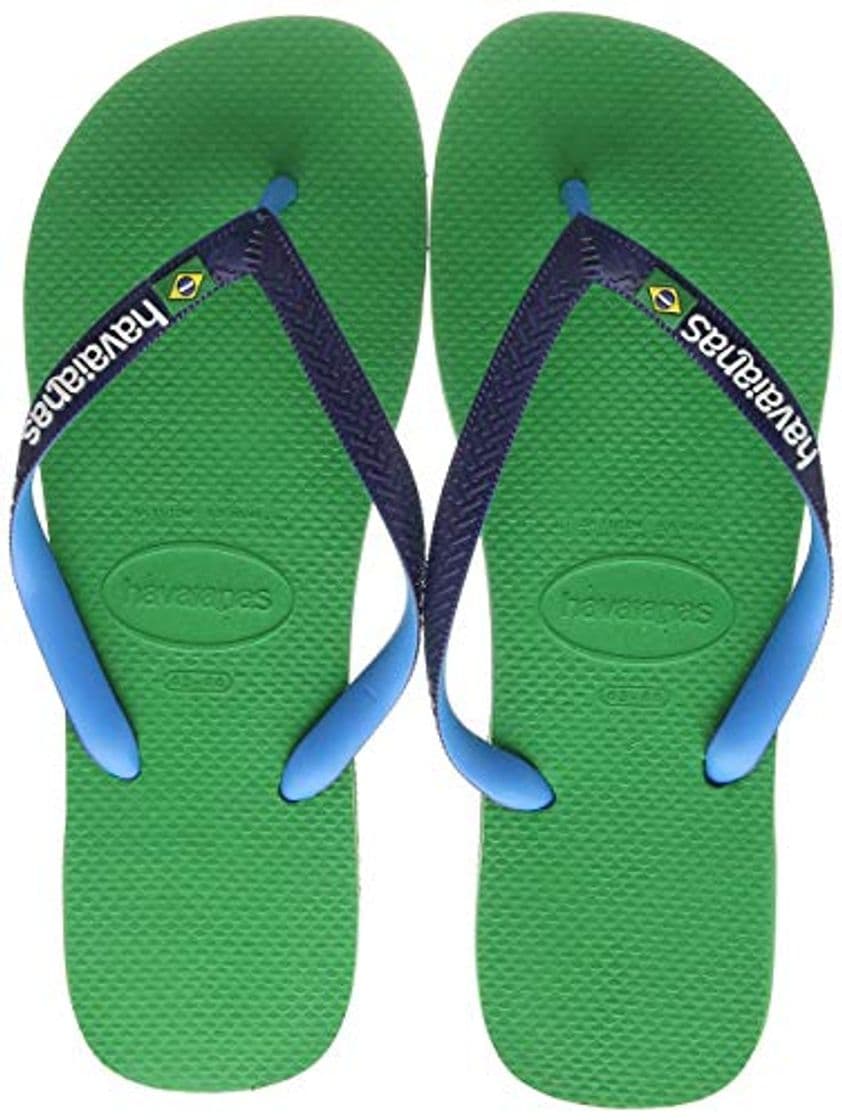 Moda Havaianas Brasil Mix, Chanclas Unisex Adulto, Verde