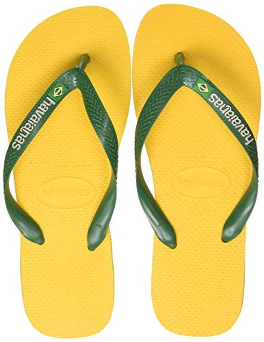 Product Havaianas Brasil Logo Chanclas Unisex adulto, Amarillo