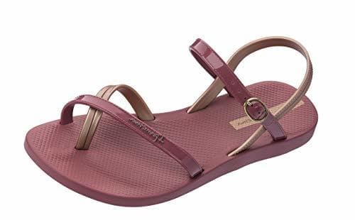 Product Ipanema Women's Fashion Plastic Buckle Toe Post Sandal Berry-Berry-3 Size 3