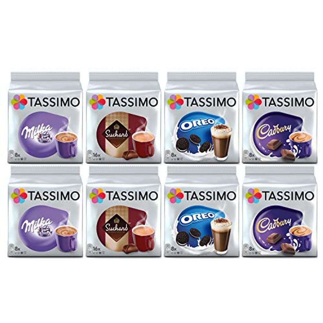 Place Paquete Tassimo Hot Choco - Vainas Cadbury, Oreo, Milka, Suchard - Paquete