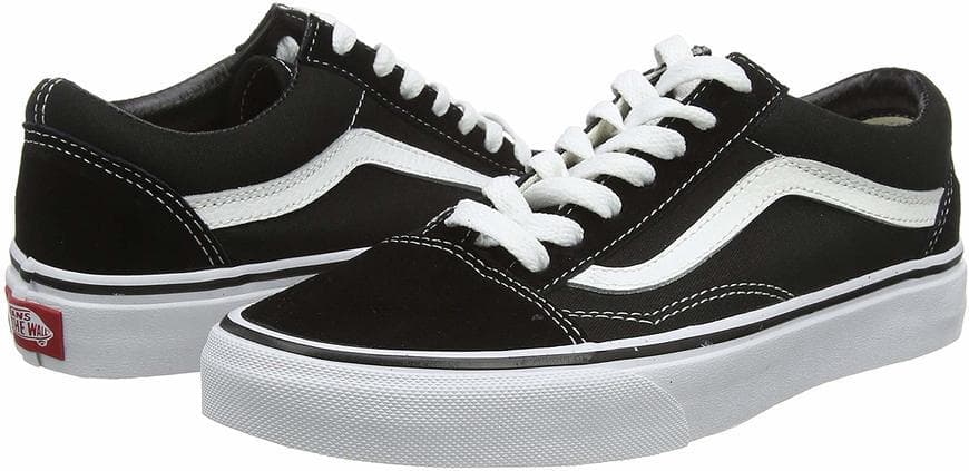 Fashion Vans Old Skool, Zapatillas Unisex Adulto, Negro