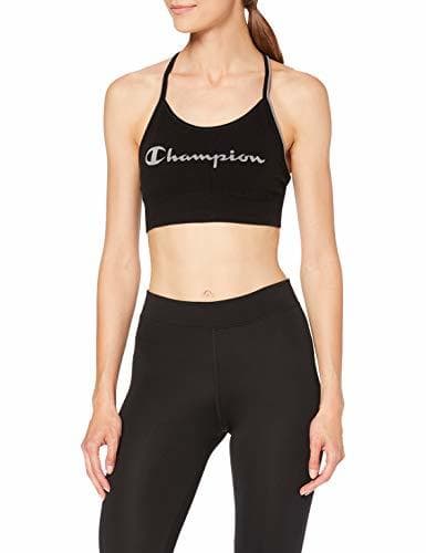 Producto Champion The Seamless Fashion Bra Sujetador Deportivo, Negro